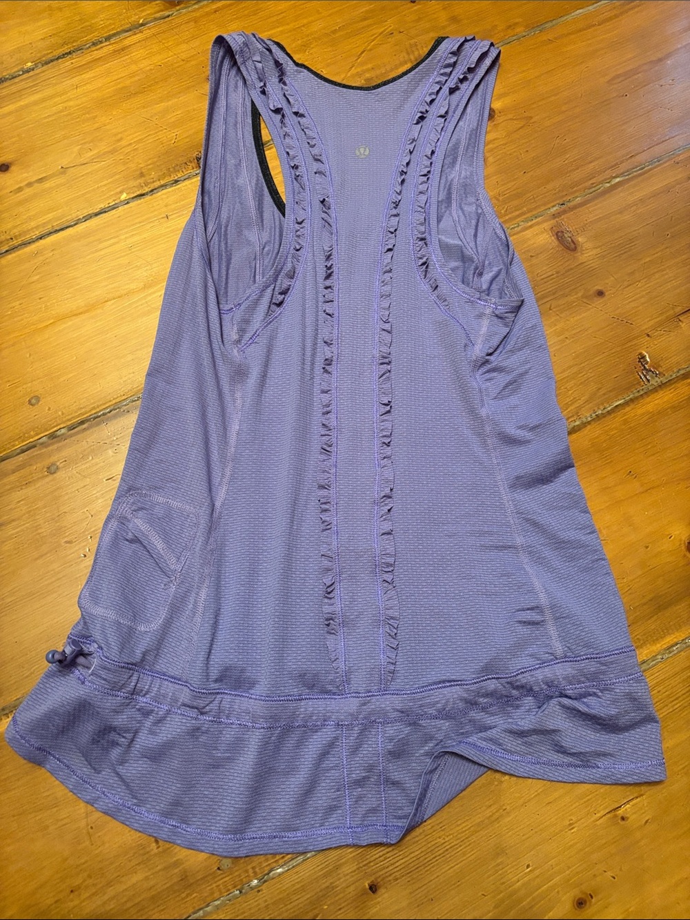 lululemon athletica Lavender Ruffle Racerback Tank - Picture 3 of 3